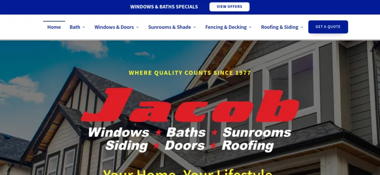 Screenshot Jacob Sunroom, Exteriors & Baths