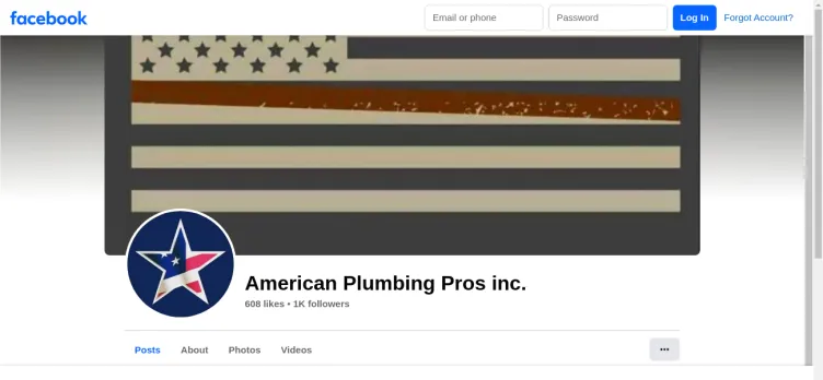 Screenshot American Plumbing Pros