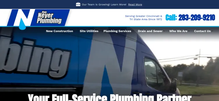 Screenshot Ken Neyer Plumbing