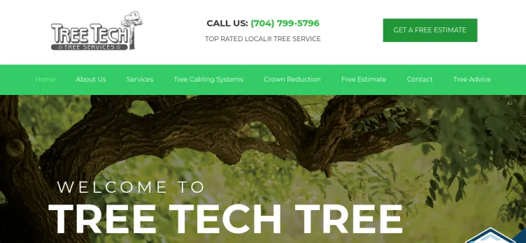 Screenshot Tree Tech Tree Services