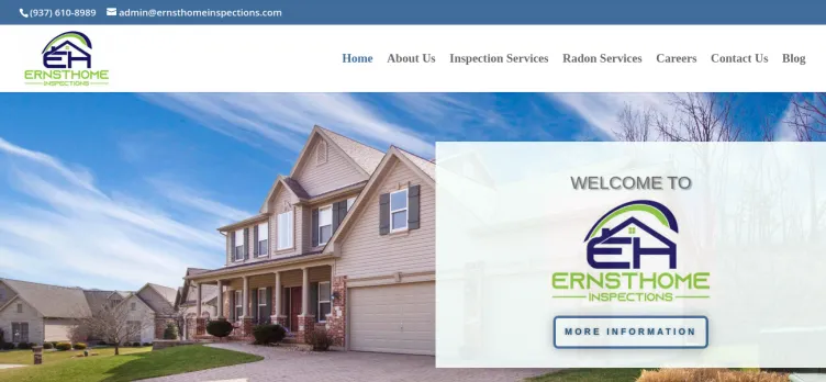 Screenshot Ernst Home Inspections
