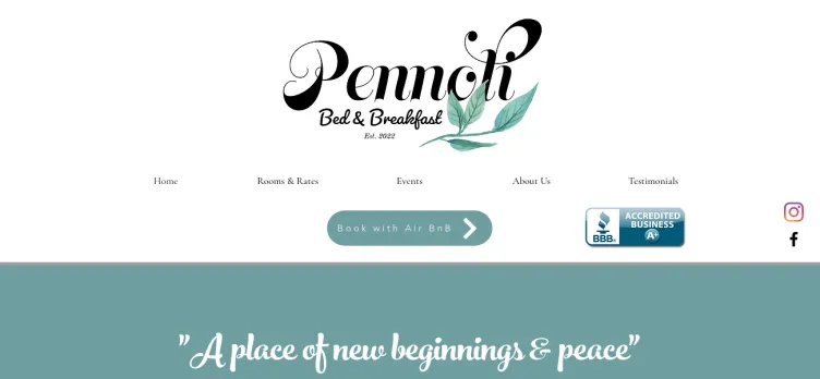 Screenshot Pennoli Bed & Breakfast