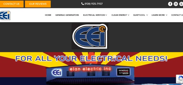 Screenshot Elan Electric Incorporated