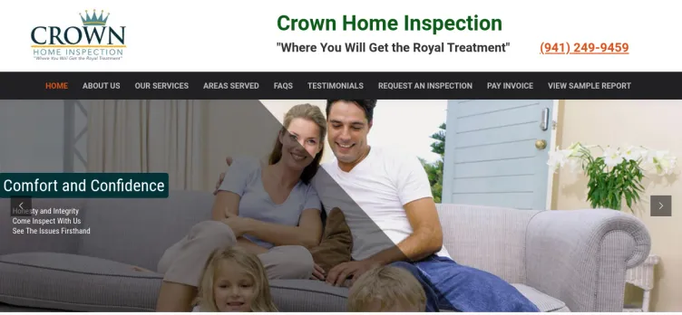 Screenshot Crown Home Inspection