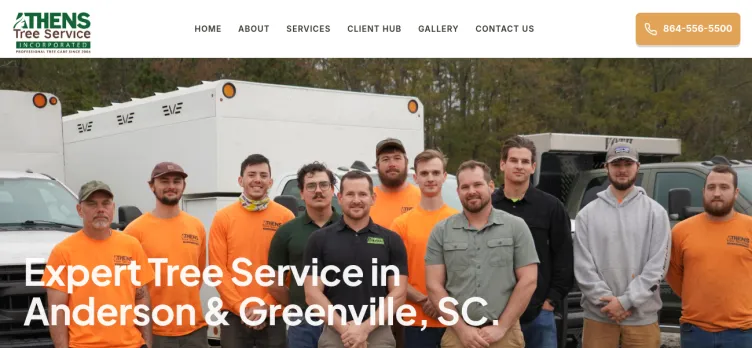 Screenshot Athens Tree Service