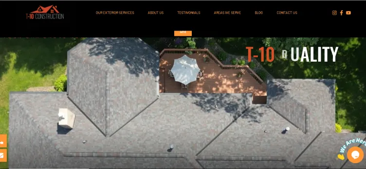 Screenshot T-10 Construction Services