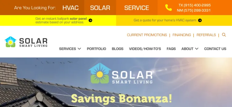 Screenshot Solar Smart Living