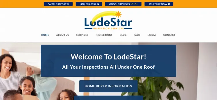 Screenshot LodeStar Inspection Services