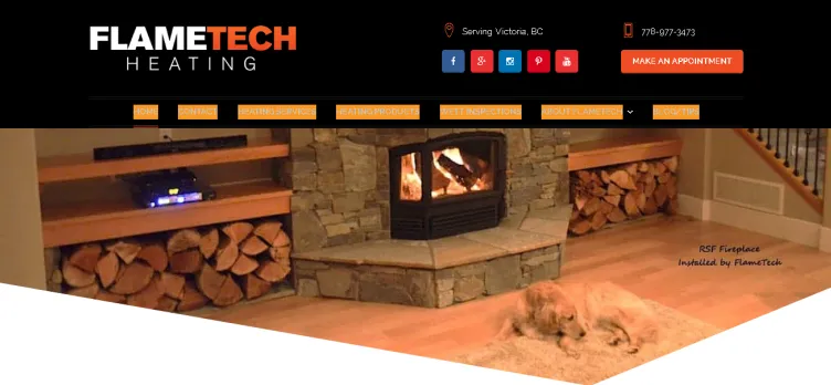 Screenshot FlameTech Heating