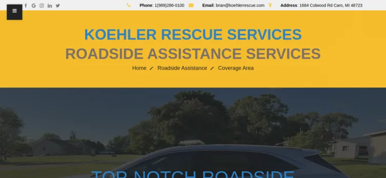 Screenshot Koehler Rescue Services