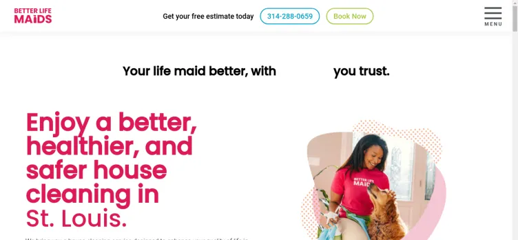 Screenshot Better Life Maids