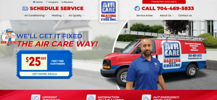 Screenshot Air Care Heating And Cooling