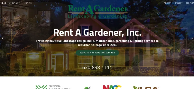 Screenshot Rent A Gardener