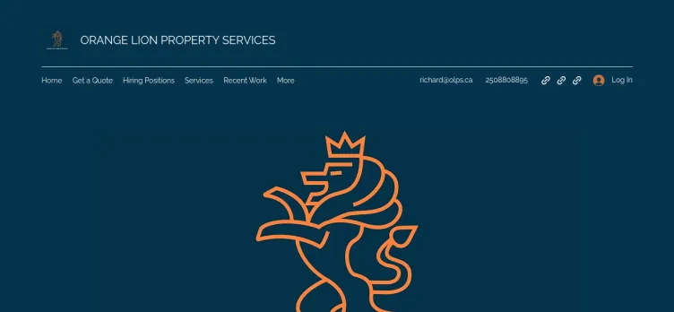 Screenshot Orange Lion Property Services