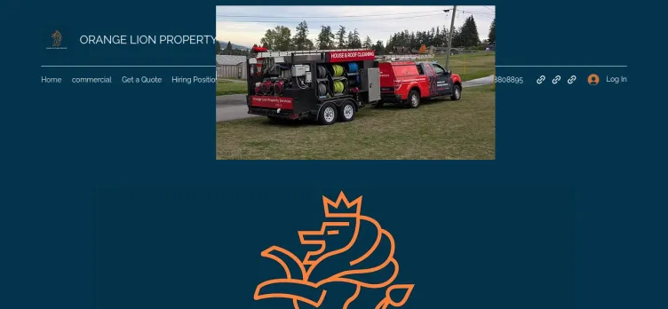 Screenshot Orange Lion Property Services