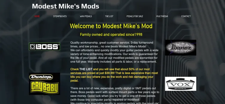 Screenshot Modest Mike's Mods