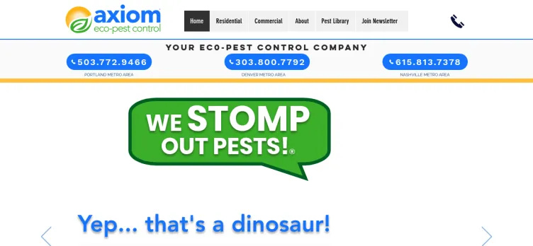 Screenshot Axiom Eco-Pest Control