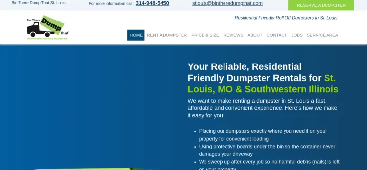 Screenshot Bin There Dump That Dumpster Rental
