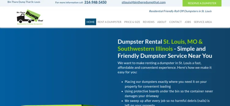 Screenshot Bin There Dump That Dumpster Rental