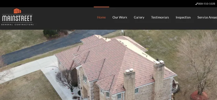 Screenshot Main Street General Contractors