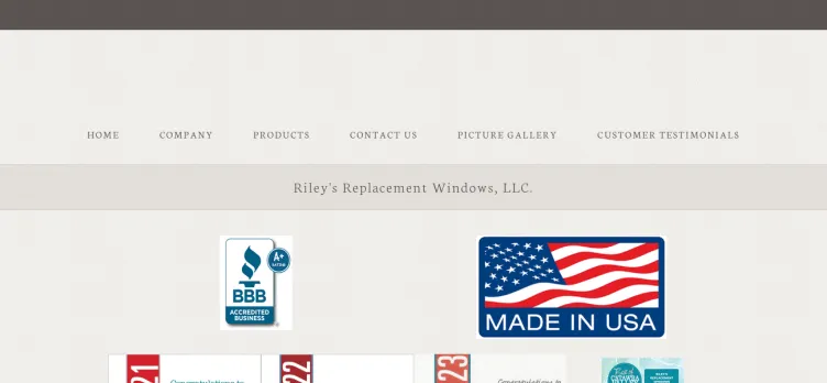 Screenshot Riley's Replacement Windows