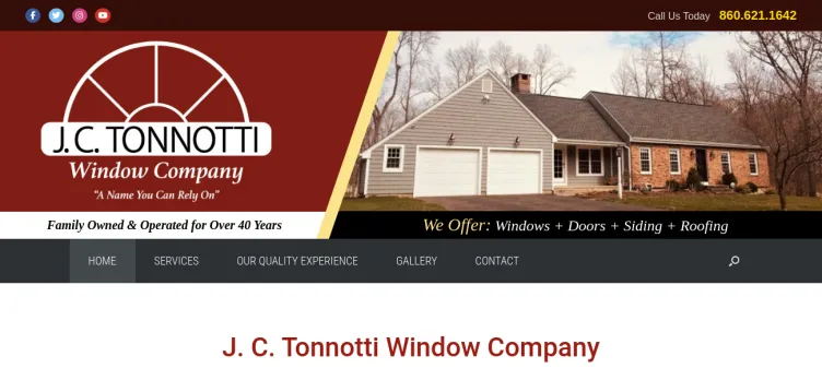 Screenshot J.C. Tonnotti Window