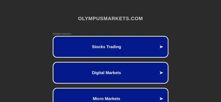 Screenshot OlympusMarkets
