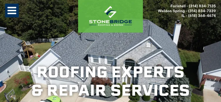 Screenshot Stonebridge Roofing