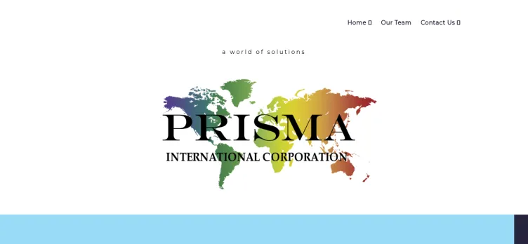 Screenshot Prisma International Corporation
