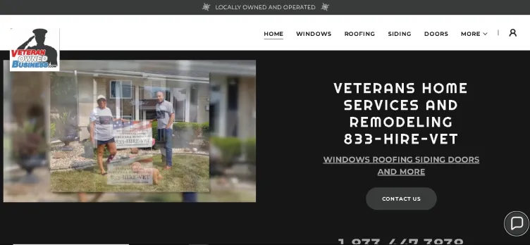 Screenshot Veterans Home Services and Remodeling