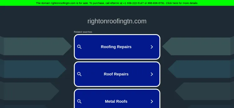 Screenshot Right On Roofing And Restoration