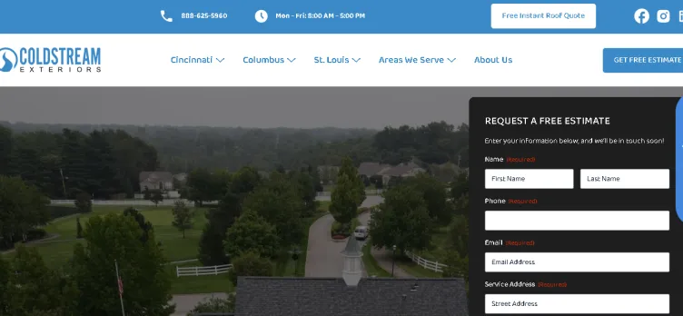 Screenshot Coldstream Exteriors