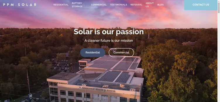 Screenshot PPM Solar (Power Production Management, Inc.)
