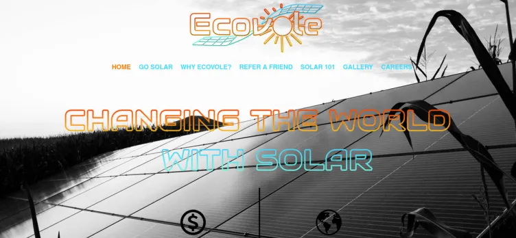 Screenshot Ecovole Solar