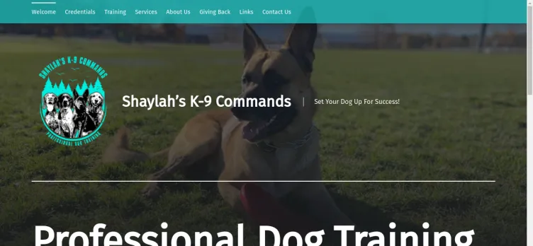 Screenshot Shaylah's K-9 Commands