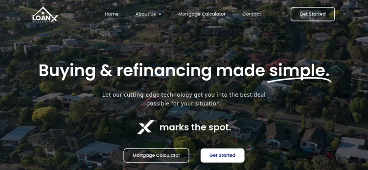 Screenshot Loan X Mortgage