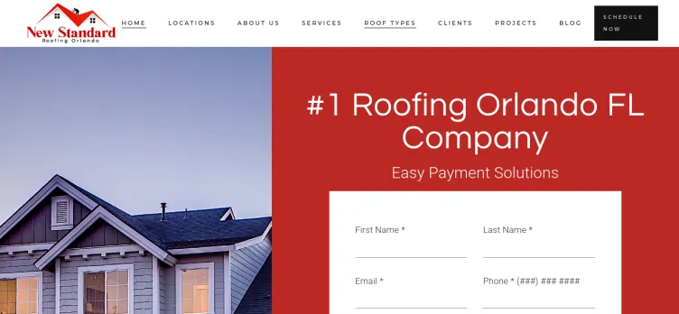 Screenshot New Standard Roofing And Construction