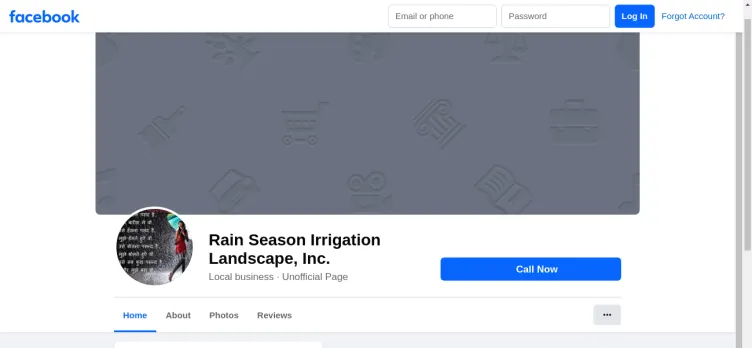 Screenshot Rain Season Irrigation & Landscape
