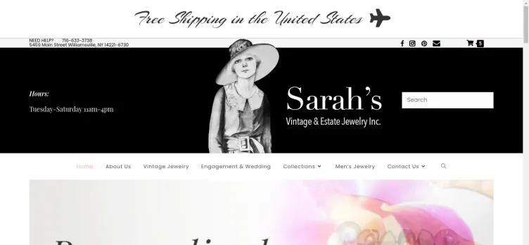 Screenshot Sarah's Vintage & Estate Jewelry