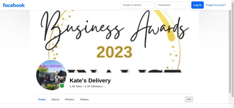 Screenshot Kate's Delivery
