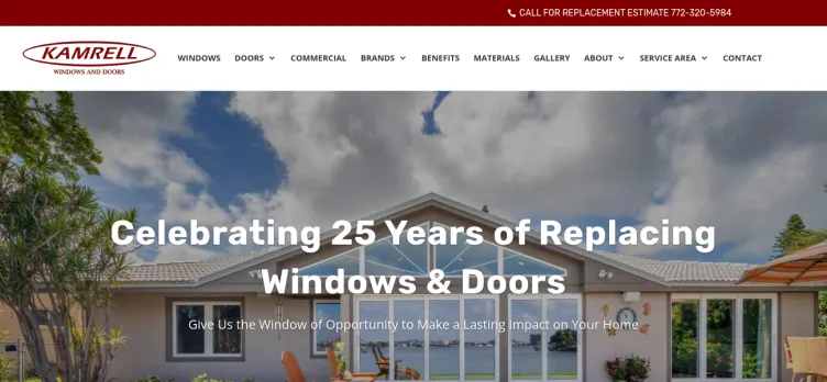 Screenshot Kamrell Windows & Doors