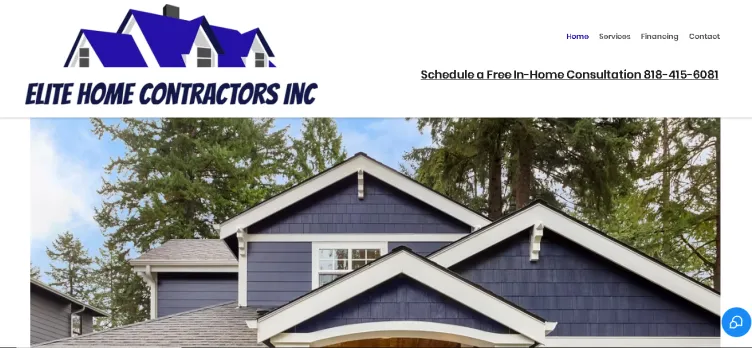 Screenshot Elite Home Contractors