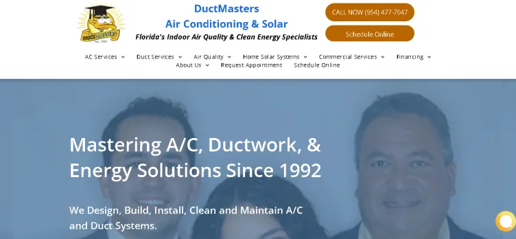 Screenshot DuctMasters USA