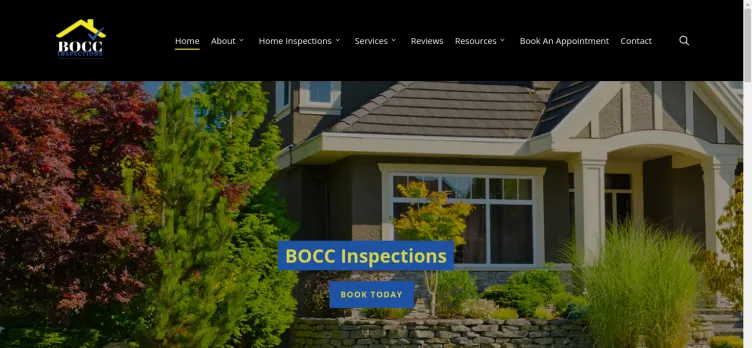 Screenshot Bocc Home Inspections