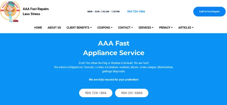 Screenshot AAA Fast Repairs