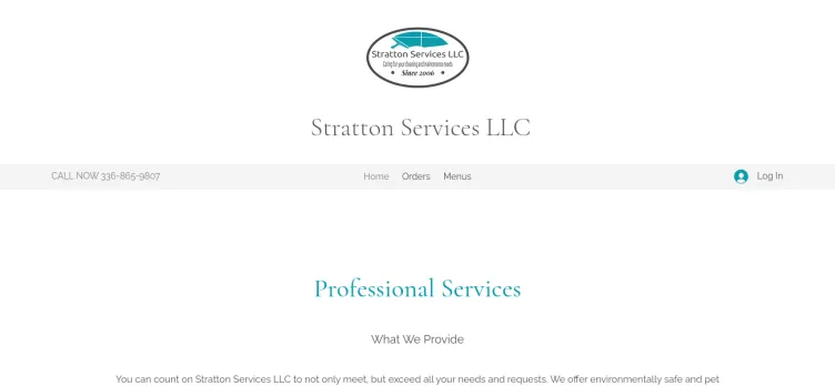 Screenshot Stratton Services