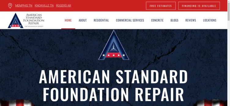 Screenshot American Standard Foundation Repair