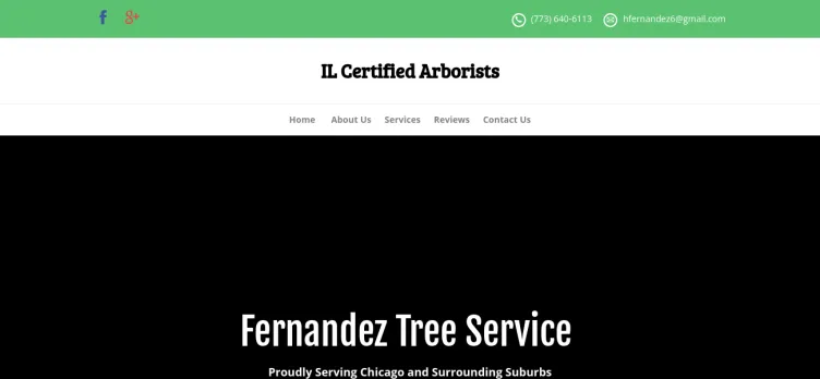 Screenshot Fernandez Tree Service