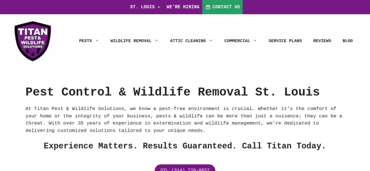 Screenshot Titan Pest and Wildlife Solutions
