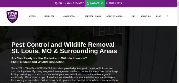 Screenshot Titan Pest and Wildlife Solutions